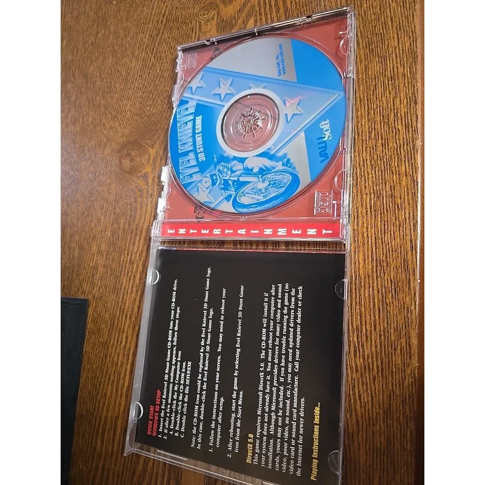 Evil Knievel 3D Stunt GameWindows PC CD-Rom Video Games Arcade